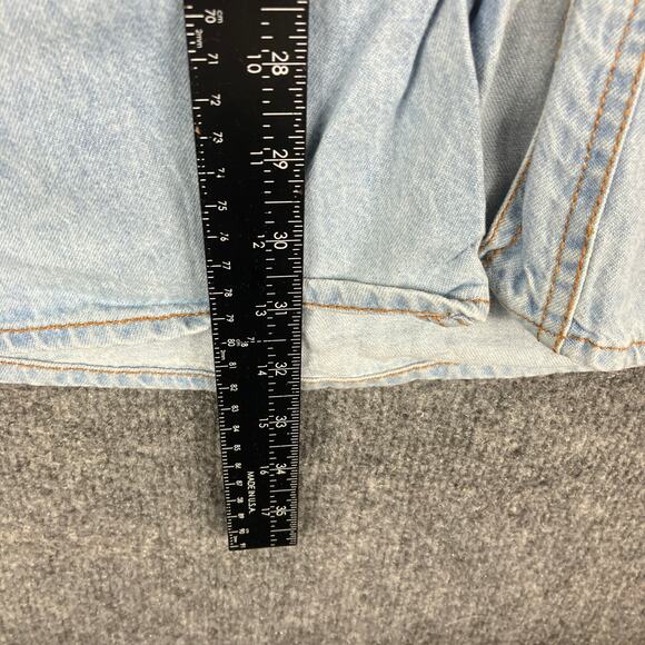 Trade Mark Shooter Western Shirt Mens 2XL Light Wash Denim Embroidered - Picture 4 of 9